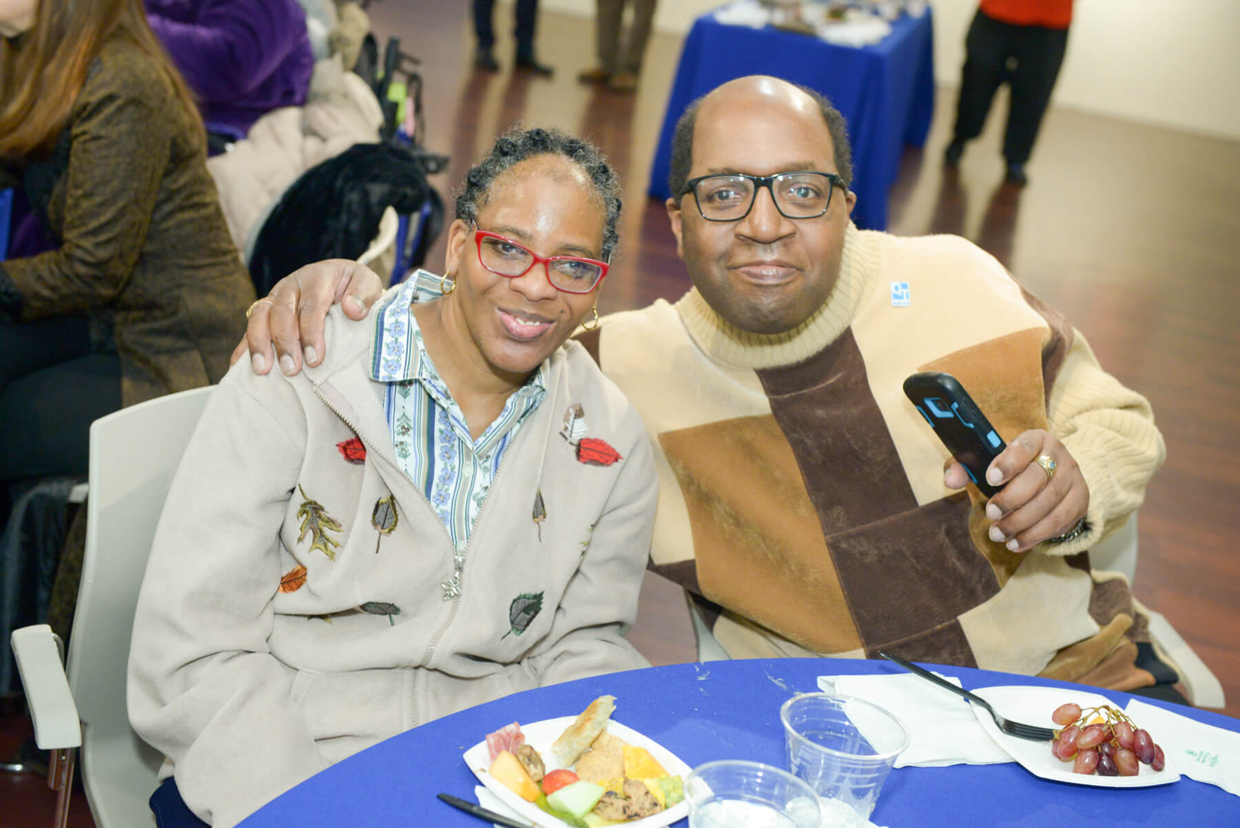 Picture of two self advocates smiling